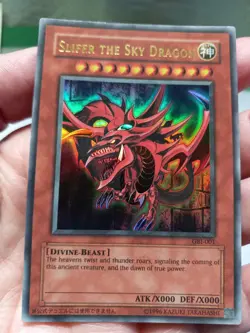 Yugioh Slifer The Sky Dragon Game Boy Advance Ultra Rare Promo GBI-001 NM/MINT - Image 1