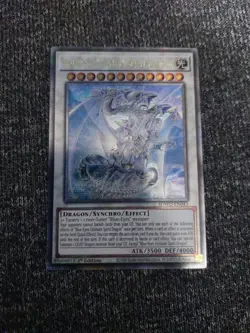 Yu-Gi-Oh Blue-Eyes Ultimate Spirit Dragon Quarter Century Rare SDWD-EN043 1st Ed - Image 1