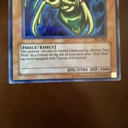 Yu-Gi-Oh Perfectly Ultimate Great Moth TSC-001 Secret Rare - Image 4