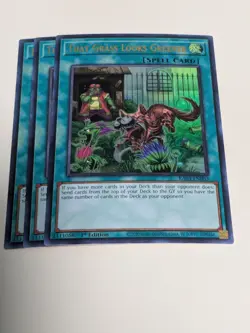 3x That Grass Looks Greener 1st Edition Ultra Rare RA03-EN063 Yu-Gi-Oh! - Image 1