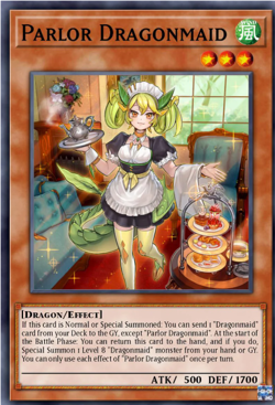 YUGIOH BLMM-EN060 PARLOR DRAGONMAID - EMBLAZONED ULTRA 1st EDITION - Image 1