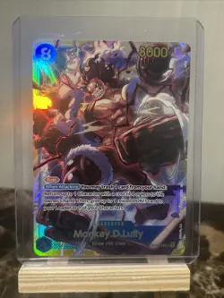 Monkey.D.Luffy (118) OP11-118 English SEC A Fist of Divine Speed One Piece Card - Image 1