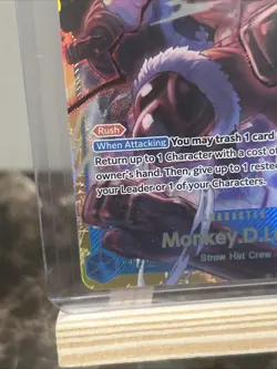Monkey.D.Luffy (118) OP11-118 English SEC A Fist of Divine Speed One Piece Card - Image 5