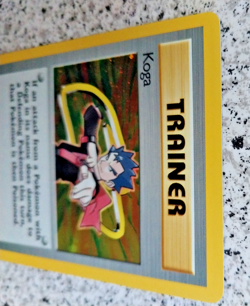 Pokemon TCG Card Koga - Trainer - Gym Challenge 19/132 Holo Rare - Image 4