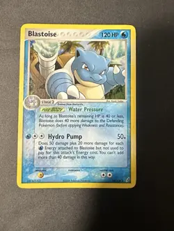 Blastoise 14/100 Pokemon Card Holo Rare Crystal Guardians LP - Image 1