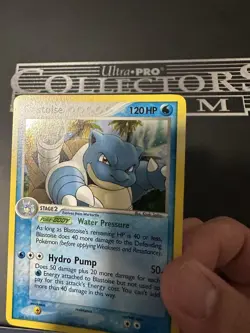 Blastoise 14/100 Pokemon Card Holo Rare Crystal Guardians LP - Image 2