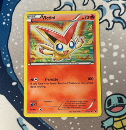 Victini 15/101 Holo Rare Black & White Noble Victories Pokemon Card 2011 LP/NM - Image 1