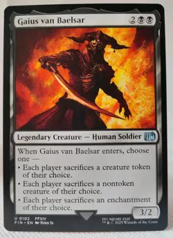 Magic MTG - Gaius van Baelsar - Final Fantasy - NMINT #0102 - Image 1