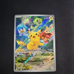 Pokemon Card Pikachu Svp Black Star Promos SVP027 Holo Promo TCG Full Art #27 - Image 1