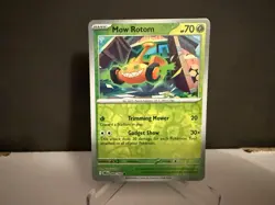 2025 Pokemon TCG Mow Rotom 009 Destined Rivals Reverse Holo Card NM+ - Image 1