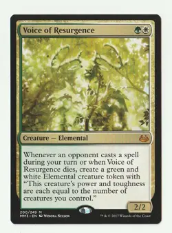 Voice of Resurgence MM3 200/249 MTG Modern Masters 3 New Condition Never Played - Image 1