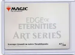 Scavenger Grounds Art Card (47/54) (Gold-Stamped Planeswalker Symbol) Art series - Image 2