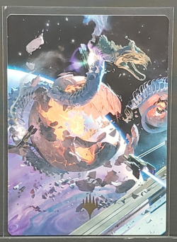 Scavenger Grounds Art Card (47/54) (Gold-Stamped Planeswalker Symbol) Art series - Image 4