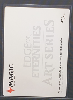 Scavenger Grounds Art Card (47/54) (Gold-Stamped Planeswalker Symbol) Art series - Image 5