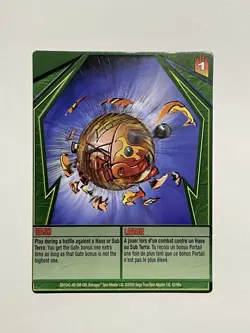 Bakugan Wash - Green Ability Card - BA1042 42/48a - Bakugan Battle Brawlers - Image 1