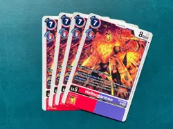 Helloogarmon BT16-010 Playset Beginning Observer Digimon Card Game x4 - Image 1