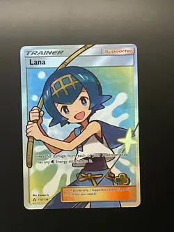 Pokemon TCG Lana 150/156 Full Art Card Sun & Moon Ultra Prism NM/M - Image 1
