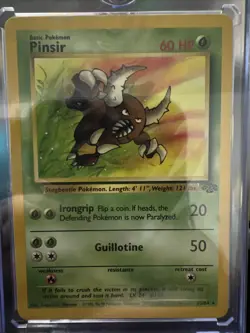 Pokemon TCG Jungle Set Non-Holo Rare Card Pinsir Unlimited 25/64 WOTC Near Mint - Image 2