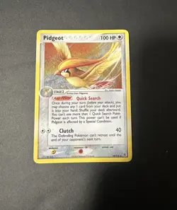 Pidgeot 10/112 Holo Rare Pokemon Card FireRed LeafGreen LP - Image 1