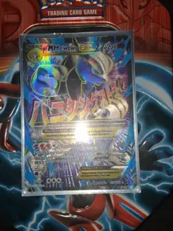 Pokemon Mega-Mewtwo-EX TCG Full Art Holo Card Breakthrough 159/162 Ultra Rare - Image 4