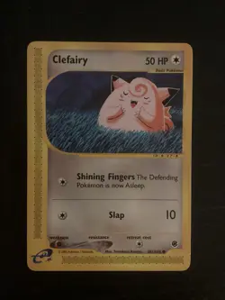 Pokemon Clefairy Card 101/165 Expedition Base Set 2002 Near Mint - Image 1