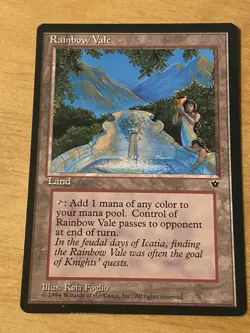 Rainbow Vale - Fallen Empires *NM* Near Mint Reserved List MTG - Image 1