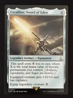 1x MTG Excalibur, Sword of Eden - Universes Beyond: Assassin's Creed (ACR) #72 - Image 1