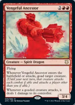 Vengeful Ancestor - Light Play MTG Commander 2021 Forgotten Realms - Image 1