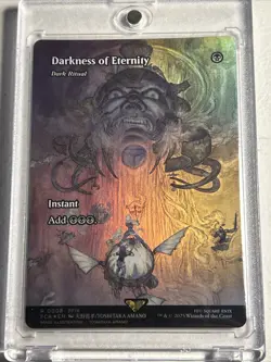 DARKNESS OF ETERNITY Foil - Final Fantasy MTG Magic: the Gathering - Image 1