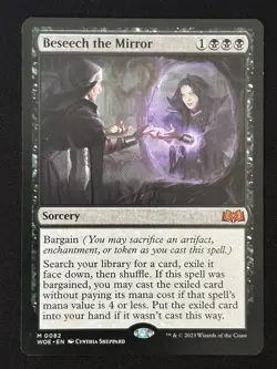 1x MTG Beseech the Mirror - Wilds of Eldraine (WOE) #82 - Magic the Gathering - Image 1