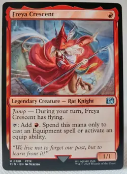 Magic MTG - Freya Crescent - Final Fantasy - NMINT #0138 - Image 1