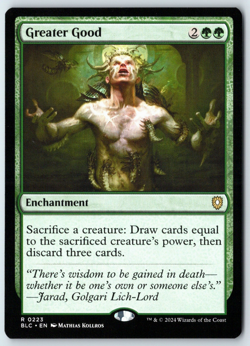 Greater Good - Commander Bloomburrow - MTG - Magic - Near Mint - Image 1