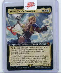 1x MTG Final Fantasy FIN - Tidus, Yuna's Guardian - Extended Art - NM/M - Image 1