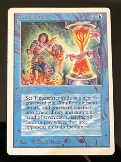 Magic the Gathering MTG Unlimited Timetwister LP-/MP- (Beta Bob) - Image 1