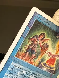 Magic the Gathering MTG Unlimited Timetwister LP-/MP- (Beta Bob) - Image 4