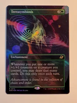 Terrasymbiosis Borderless FOIL MTG EoE NM/M - Image 1