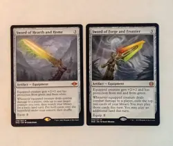 MTG - Sword of Hearth and Home #238 + Sword of Forge and Frontier #244 - NM/M - Image 1