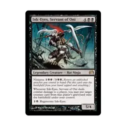 WOTC MtG Planecahse Ink-Eyes, Servant of Oni (R) EX - Image 1