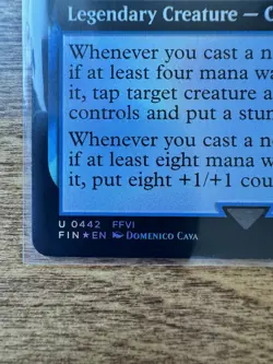 Magic MTG Final Fantasy - Ultros, Obnoxious Octopus EXTENDED ART FOIL FIN U 442 - Image 2