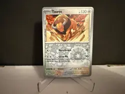 2025 Pokemon TCG Tauros 152 Destined Rivals Reverse Holo Card NM+ - Image 1