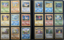 Pokemon Complete Unlimited Base Jungle Fossil Sets + Black Promo Mew 8 + Binder - Image 4