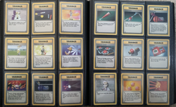 Pokemon Complete Unlimited Base Jungle Fossil Sets + Black Promo Mew 8 + Binder - Image 5