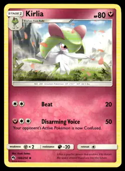 2018 Pokemon Sun & Moon - Lost Thunder Kirlia #140 Light Play - Image 1