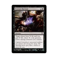 WOTC MtG Avacyn Restored Essence Harvest (C) (Foil) VG - Image 1