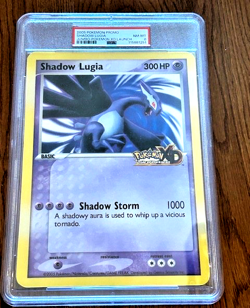 SHADOW LUGIA - 2005 POKEMON PRMO JUMBO - XD LAUNCH PSA 8 - Image 3