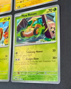 Rotom Pokemon Cards, Set of 8 Cards with 1 Reverse Holo - Fan Mow Wash Heat Type - Image 2