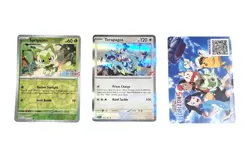 Pokemon TCG SV Horizons EBGAMES Terapagos/Sprigatito Reverse Holo PROMO (SEALED) - Image 2