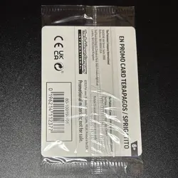 Pokemon TCG SV Horizons EBGAMES Terapagos/Sprigatito Reverse Holo PROMO (SEALED) - Image 3