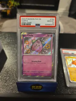 2024 Pokemon Paldean Fates Cleffa Shiny Holo 150/091 PSA 10 - Image 1