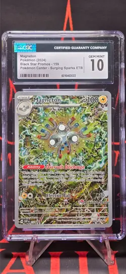 CGC 10 Magneton 159 Surging Sparks Pokemon Center ETB Promo Pokemon TCG - Image 2